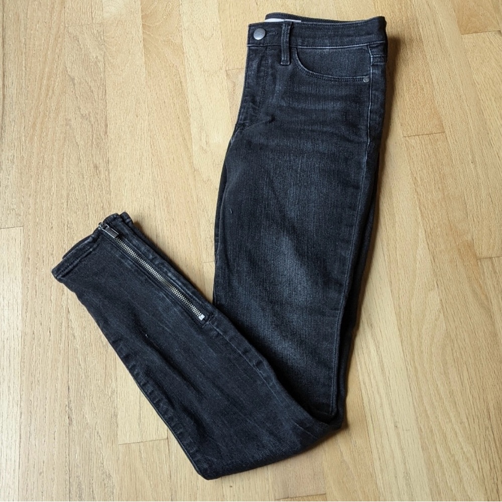 Athleta Sculptek black skinny jeans size 2